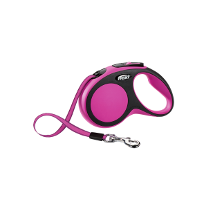 Flexi Comfort Retractable Tape Dog Lead - Pink