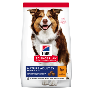 Hill's Science Plan Chicken Medium Adult 7+ Dog Food -12kg